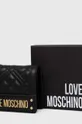 czarny Love Moschino portfel