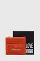 pomarańczowy Love Moschino portfel