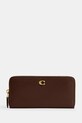 Coach portfel damski skórzany brązowy CS032