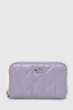 vijolična Usnjena denarnica Coach Ženski