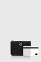 Accesorii Coach husa de chei din piele CR550 negru