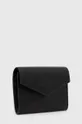 Кожаный кошелек MM6 Maison Margiela Japanese 6 Flap чёрный