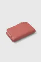 Usnjena denarnica Coccinelle roza