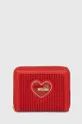 czerwony Love Moschino portfel Damski