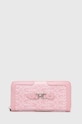 Juicy Couture portofel imitatie de piele roz WEJQN5492WZC