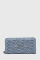 Juicy Couture portfel tekstylny niebieski WEJQN5492WZC