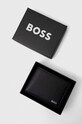 BOSS portfel skórzany 50512129 czarny