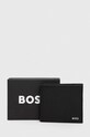 BOSS portfel skórzany czarny 50519273