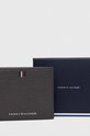 Δερμάτινο πορτοφόλι Tommy Hilfiger AM0AM11854 γκρί