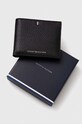 Tommy Hilfiger portfel skórzany czarny AM0AM11855