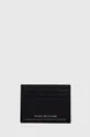 чорний Шкіряний чохол на банківські карти Tommy Hilfiger Чоловічий