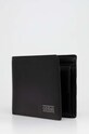 Guess portofel de piele SMNEBR.LEA20 negru SS24