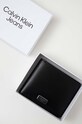 Calvin Klein Jeans bőr pénztárca K50K511432 fekete