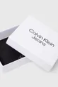 чёрный Кожаный чехол на карты Calvin Klein Jeans