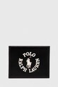 Kožni etui za kartice Polo Ralph Lauren bez uzorka crna 405898661