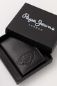 Pepe Jeans portfel skórzany KLAY WALLET czarny PM070381