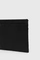 Кожаный футляр для кредитных карт с брелоком Armani Exchange чёрный