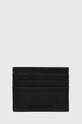 Emporio Armani etui na karty skórzane etui na karty czarny Y4R173.Y068E.NOS