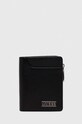 Кожен портфейл Guess NEW BOSTON гладка кожа черен SMNEBR.LEA46