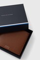 Δερμάτινο πορτοφόλι Tommy Hilfiger καφέ AM0AM12189