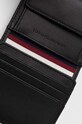 Kožená peňaženka Tommy Hilfiger čierna AM0AM12190