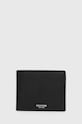 Kožená peněženka Tommy Hilfiger přírodní kůže černá AM0AM12196
