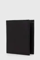 Δερμάτινο πορτοφόλι Sisley μαύρο