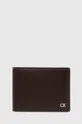 коричневий Шкіряний гаманець Calvin Klein Чоловічий