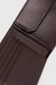 коричневый Кожаный кошелек Calvin Klein