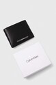Kožená peňaženka Calvin Klein K50K511835 čierna