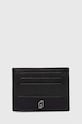 Liu Jo portacarte in pelle pelle fiore nero M124P402TOPCARD