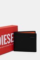 Diesel portafoglio in pelle BI-FOLD COIN S WALLET nero X09669.PR227