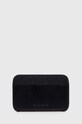 Kožené pouzdro na karty Fred Perry Burnished Leather Cardholder L4334.102 černá SS24