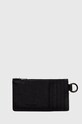 Coach etui na karty skórzane CJ879 czarny SS24