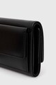 Kožená peněženka A.P.C. Compact Lois Small PXBMW.H63453.LZZ černá SS24