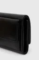 A.P.C. portofel de piele Compact Lois Small negru