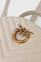 Pinko ghiozdan de piele alb 102530.A1J2