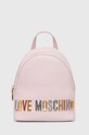 Love Moschino plecak aplikacja różowy JC4305PP0I