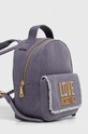 Love Moschino plecak bawełniany JC4319PP0I fioletowy SS24