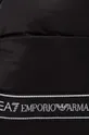 czarny EA7 Emporio Armani plecak