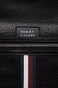 Kožený batoh Tommy Hilfiger AM0AM12293 černá