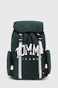 Ruksak Tommy Jeans potlač zelená AM0AM12130