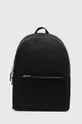 čierna Kožený ruksak Lacoste Unisex