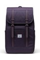 Σακίδιο πλάτης Herschel Retreat Backpack υφασμάτινο μωβ 11397.06223.OS