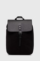 Sandqvist cotton backpack Alva textile black SQA503