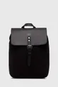 black Sandqvist cotton backpack Alva Unisex