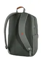 Fjallraven backpack Räven 28 Insole: 100% Recycled polyamide Main: 65% Recycled polyester, 35% Organic cotton Other materials: 100% Natural leather