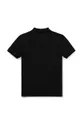 Παιδικά βαμβακερά μπλουζάκια πόλο Polo Ralph Lauren μαύρο