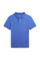 Detská bavlenná polokošeľa Polo Ralph Lauren bavlna tmavomodrá 323708857162