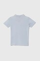 Guess polo bawełniane dziecięce L2GP02.KAPY0.PPYH niebieski SS24